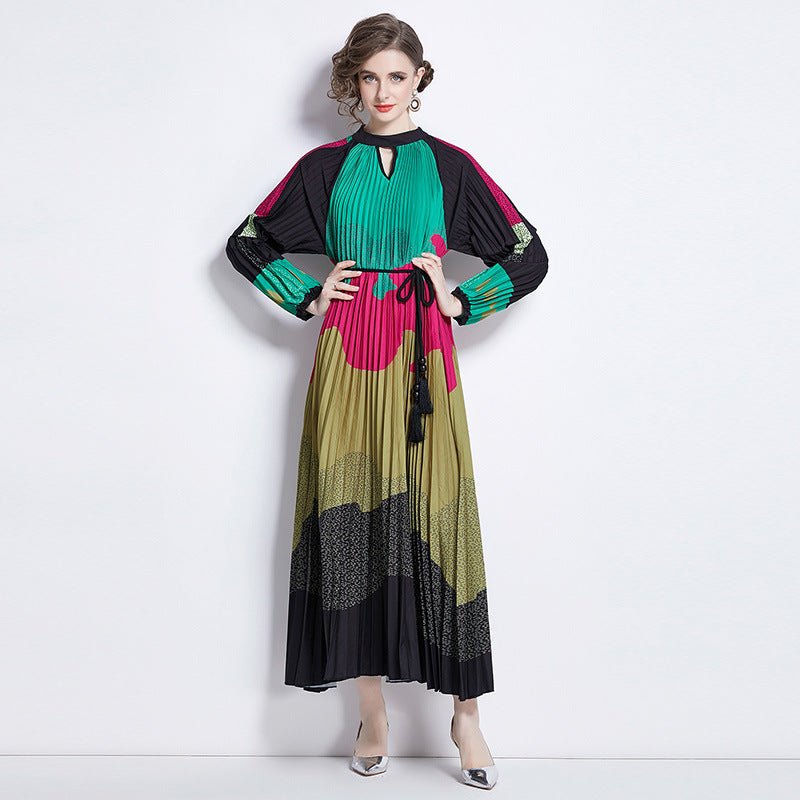Pleated_Tassel_Belt_Dress_Women_Bell_Sleeve_1-1.jpg